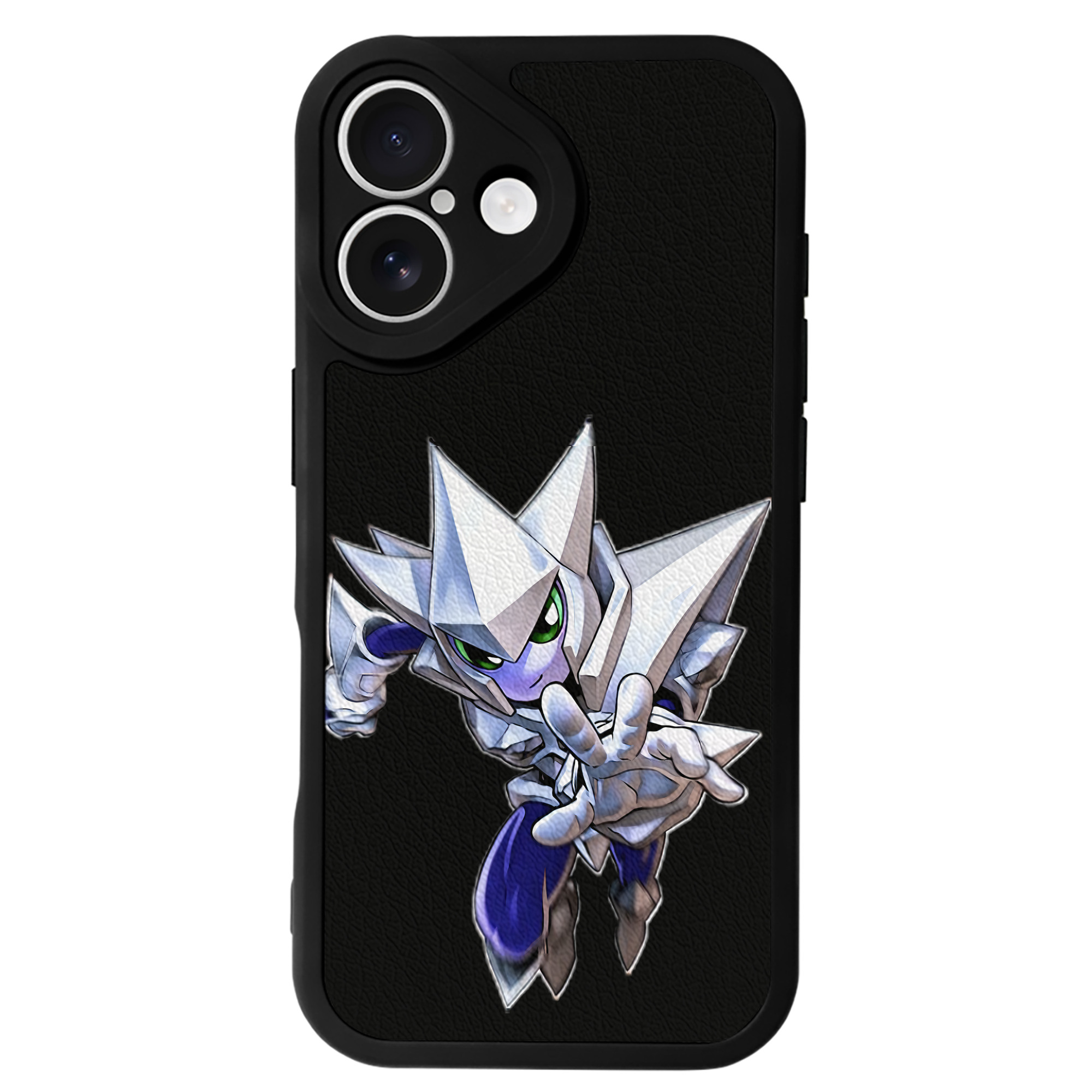 （画像用） 遊☆戯☆王 Yu-Gi-Oh! 【iPhone 16シリーズ対応】シリコンスマホケース（レザー調） 材質：シリコン